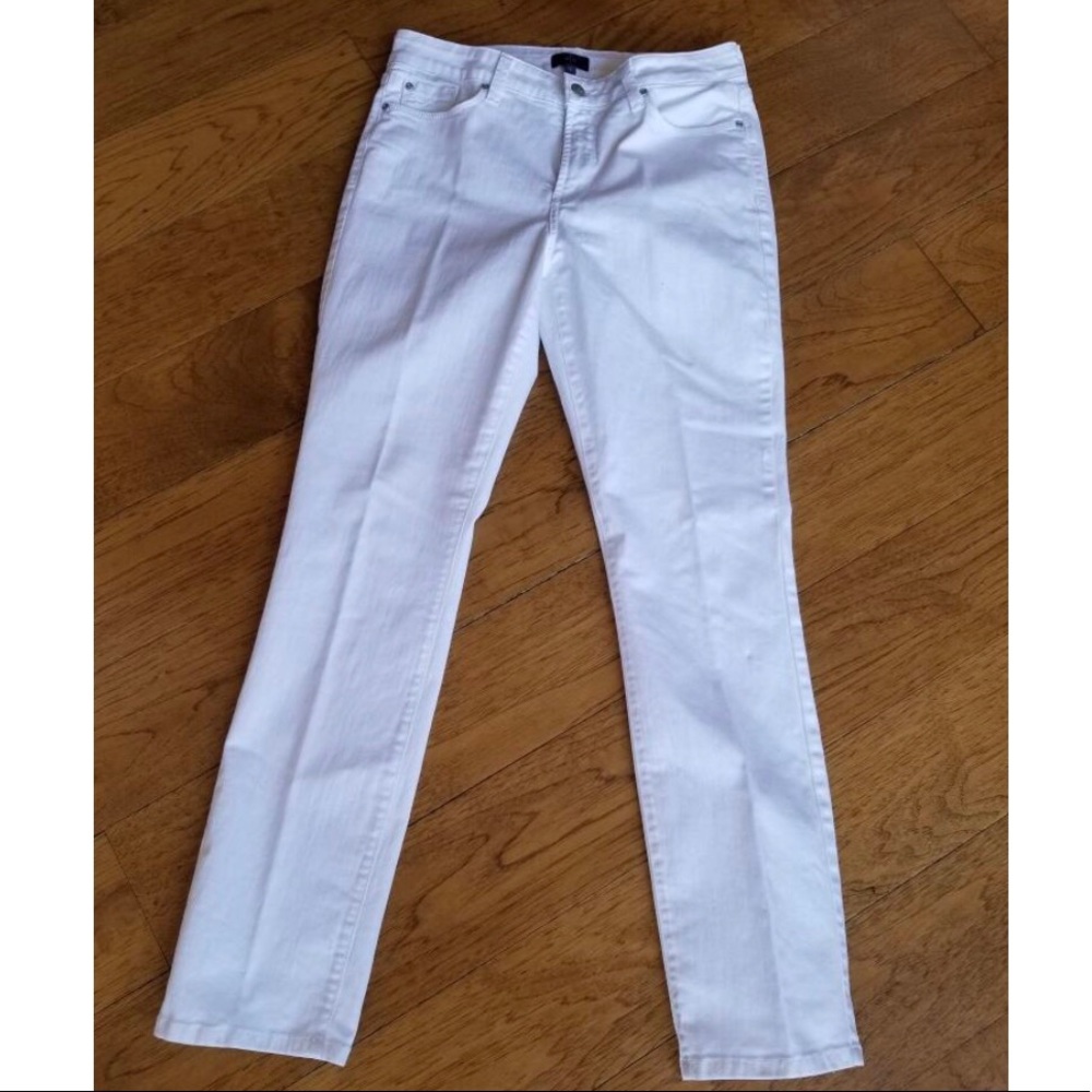 NYDJ White Skinny Jeans